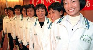 Nữ công nhân làm việc tại Đài Loan